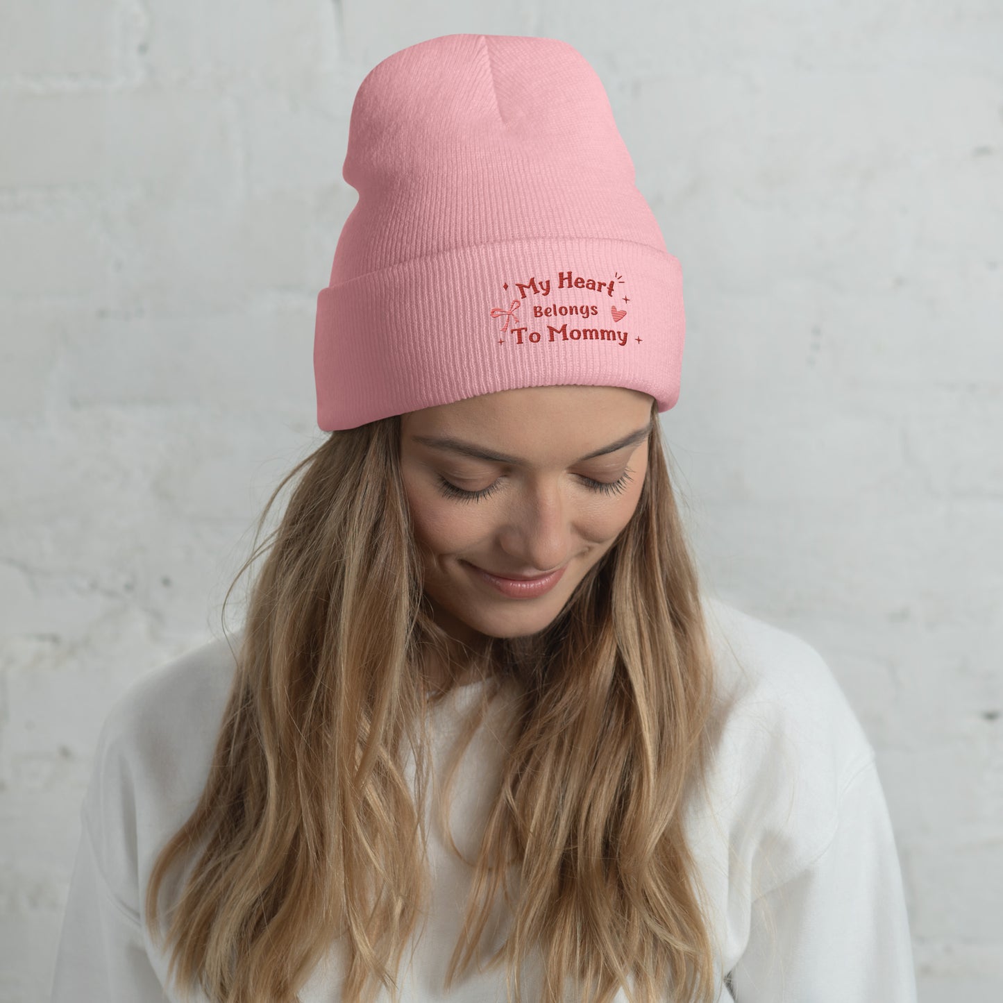 Cuffed Beanie embroidery