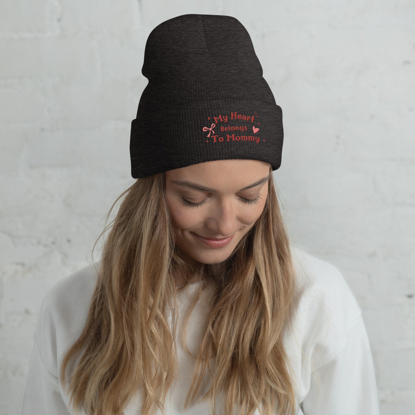 Cuffed Beanie embroidery