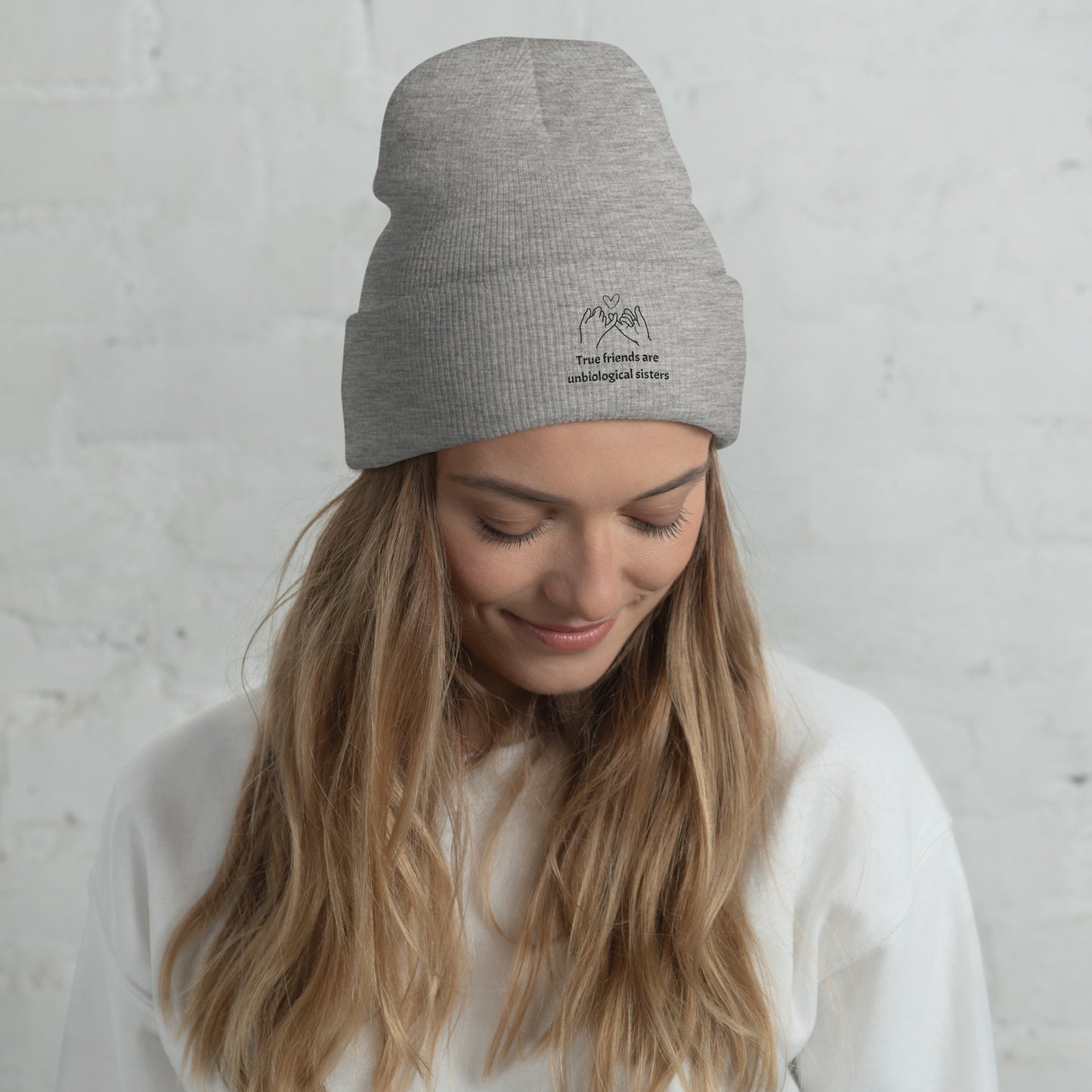 Cuffed Beanie embroidery