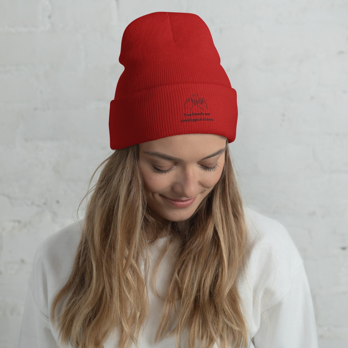 Cuffed Beanie embroidery