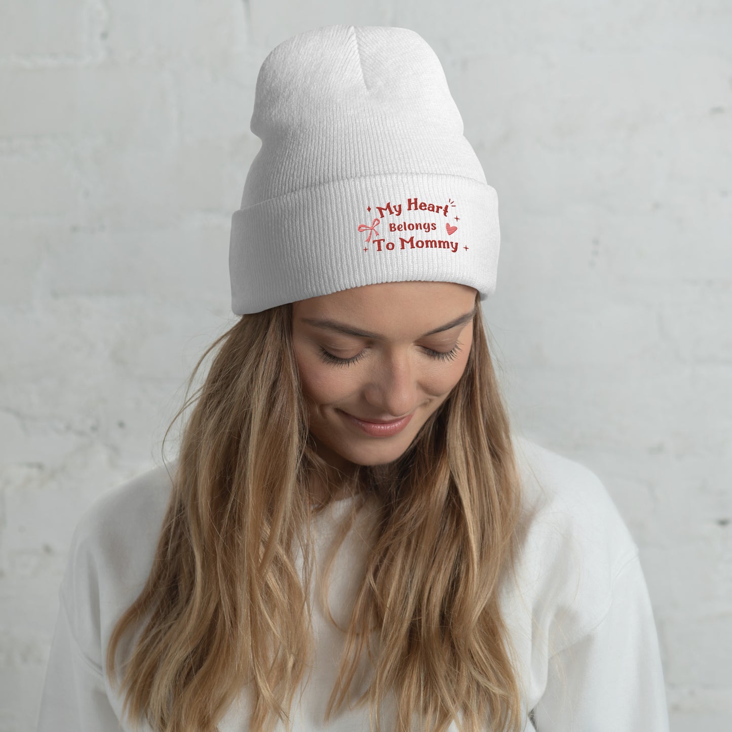 Cuffed Beanie embroidery