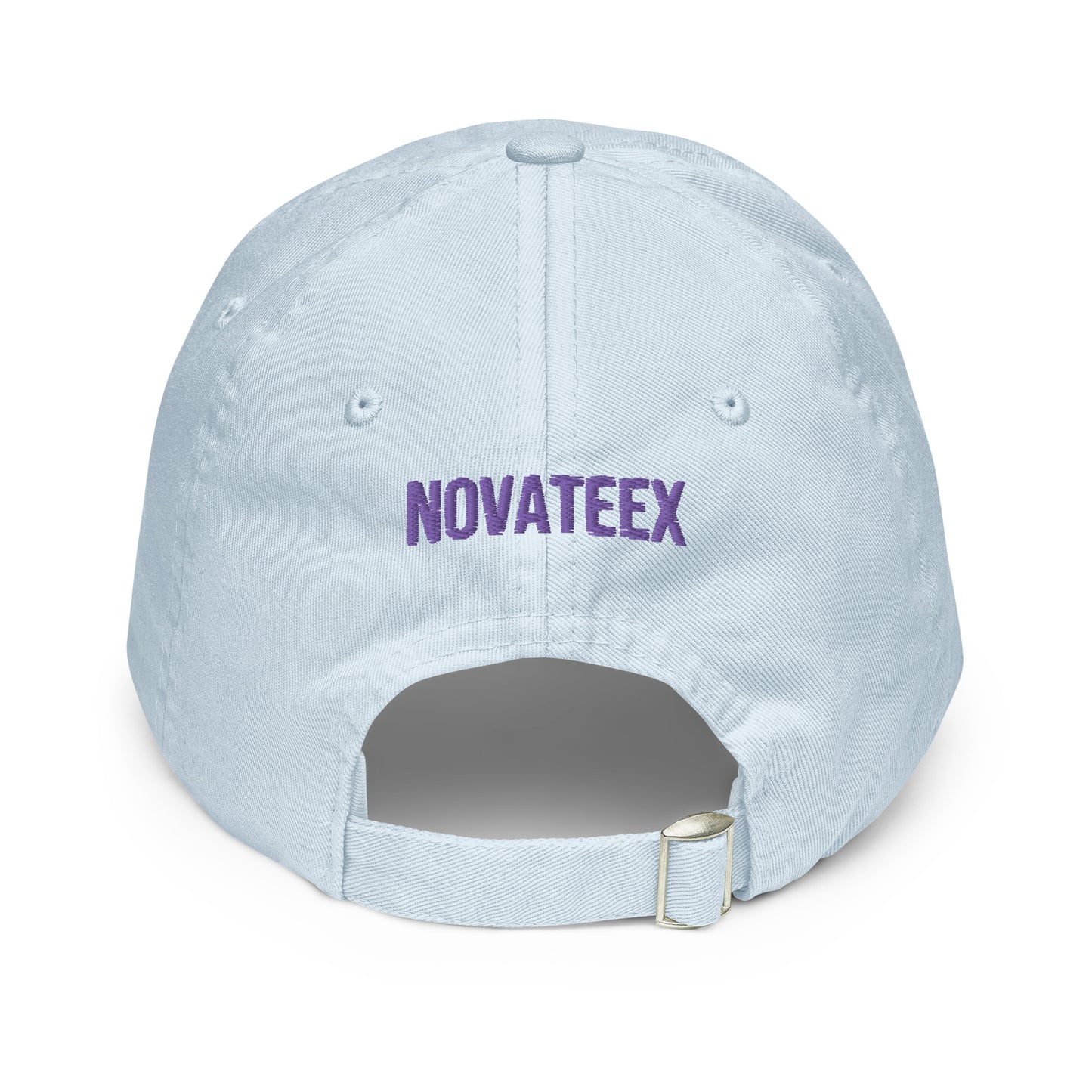 Pastel baseball hat embroidery