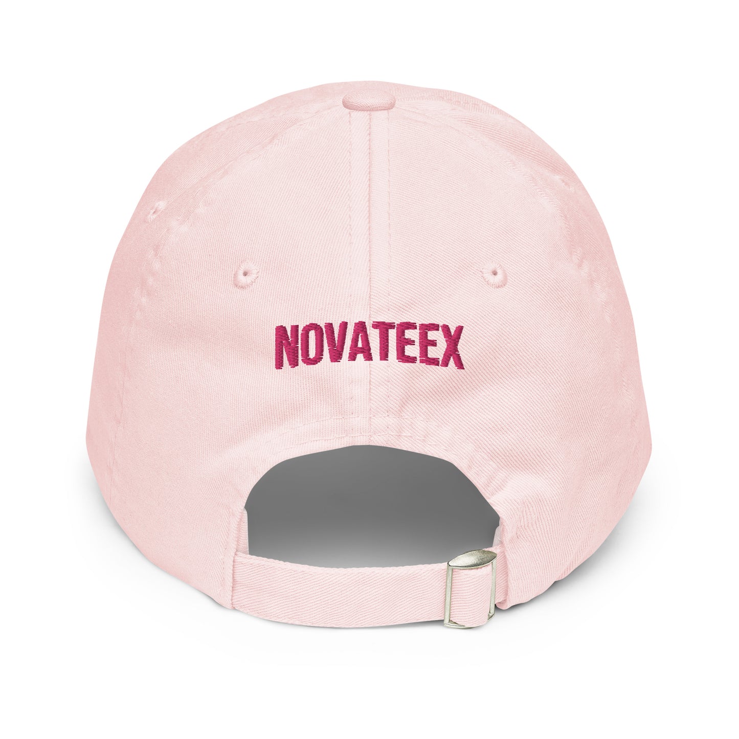 Pastel baseball hat embroidery