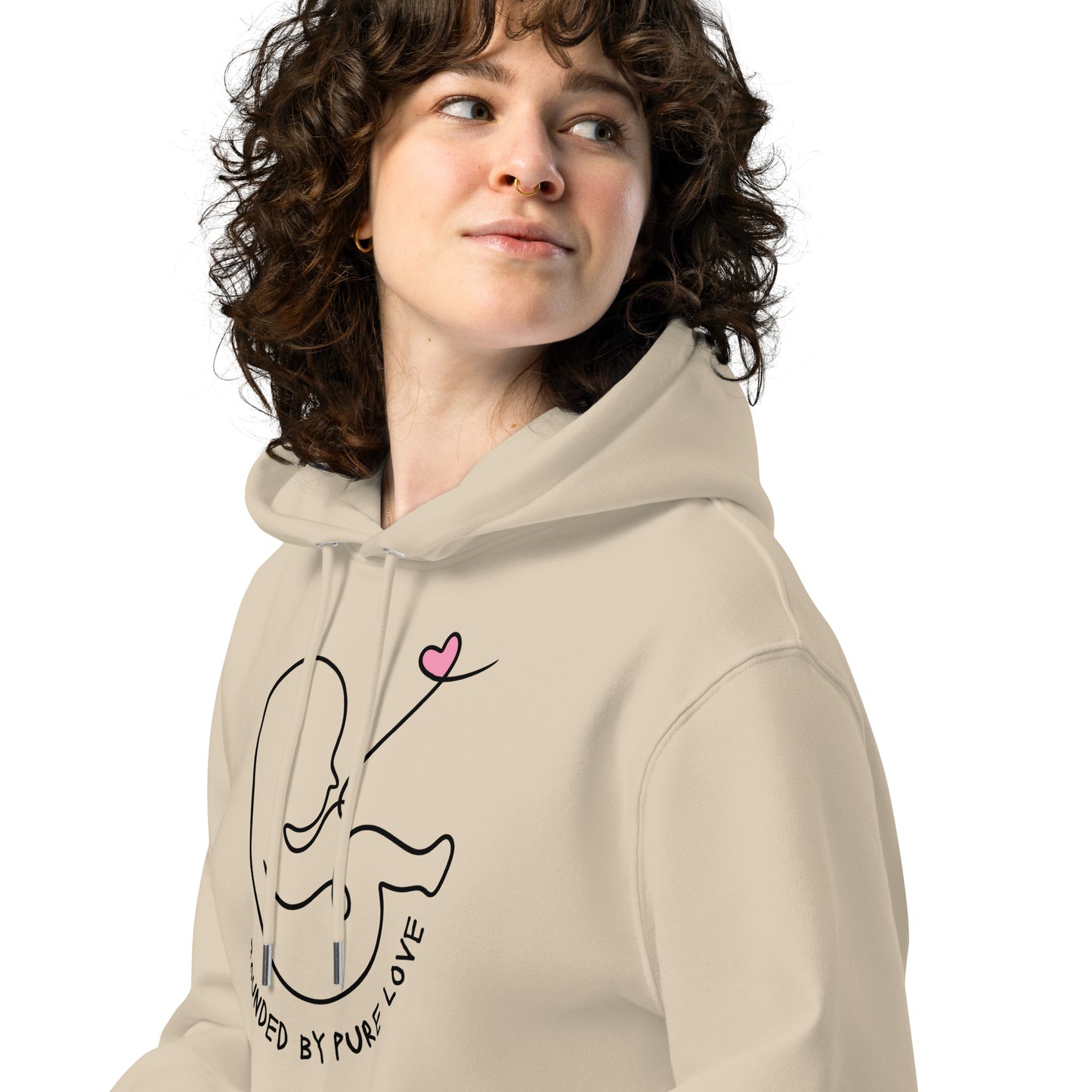 Sweat à capuche écologique essentiel unisexe