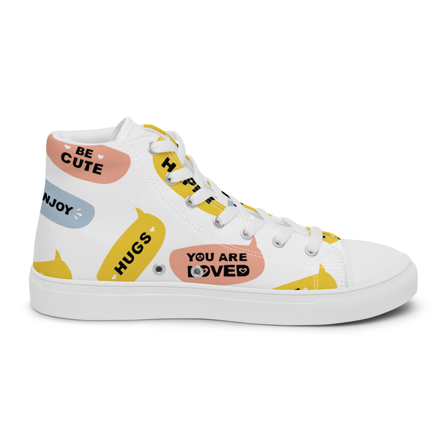 Women’s high top canvas shoes