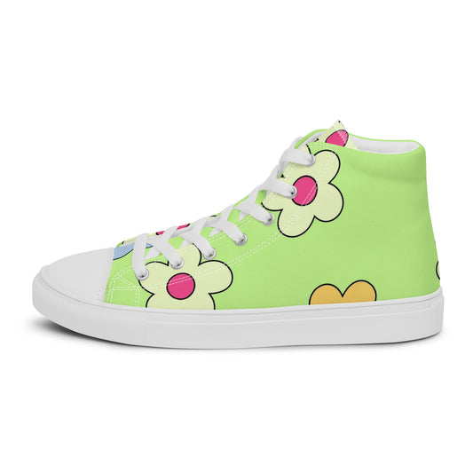 Women’s high top canvas shoes