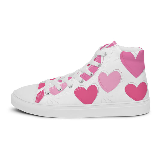 Women’s high top canvas shoes