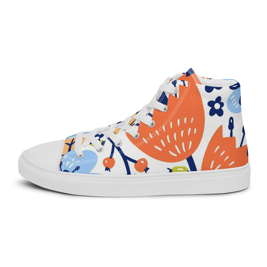 Women’s high top canvas shoes