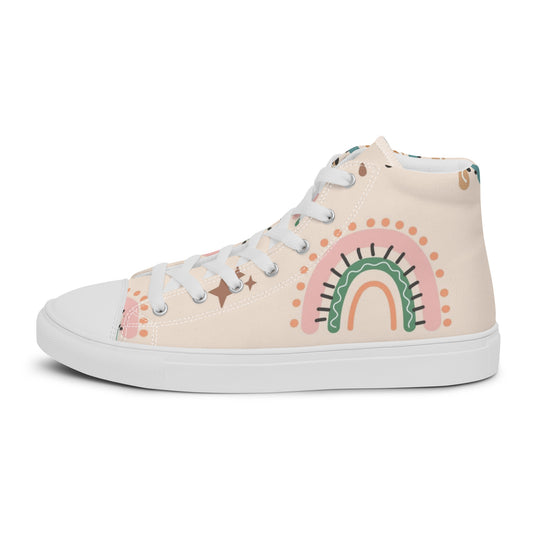 Women’s high top canvas shoes