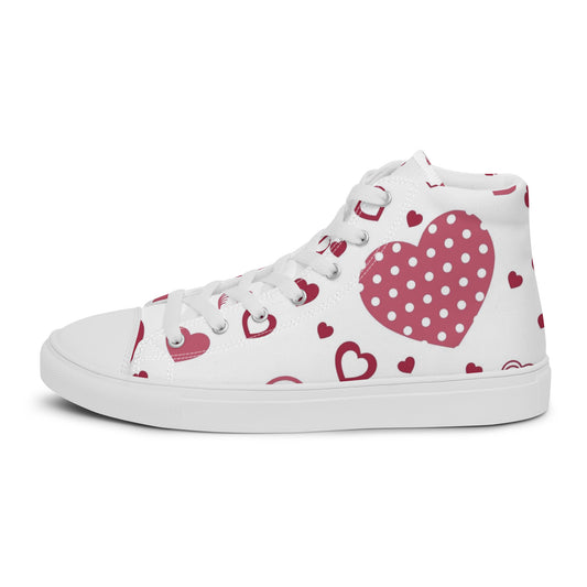 Women’s high top canvas shoes