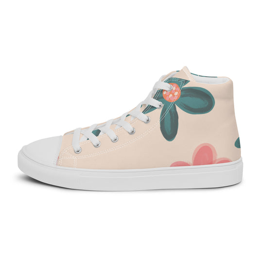 Women’s high top canvas shoes