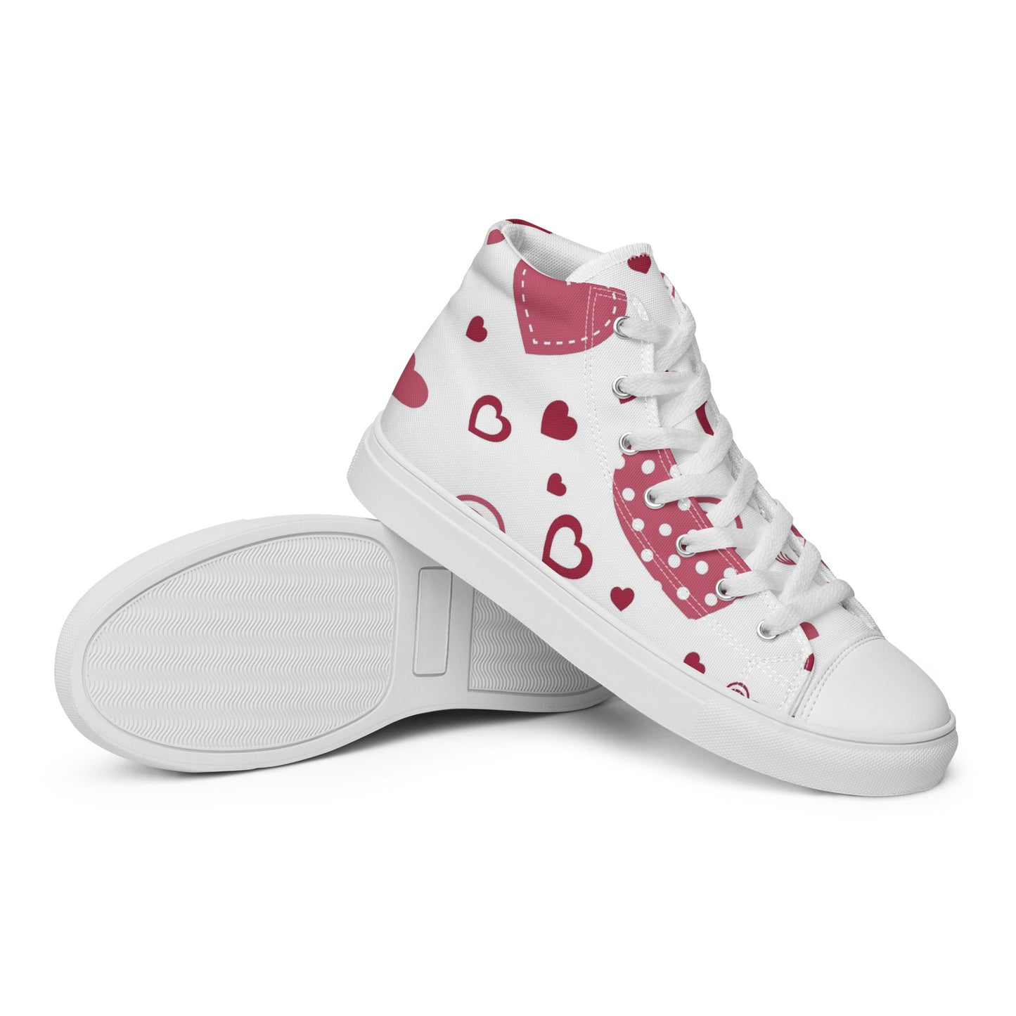 Women’s high top canvas shoes